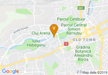 map of Cluj Arena