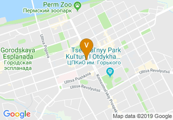 map of Perm National Research Polytechnic University
