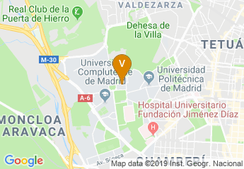 map of UCM: Faculty of Mathematics