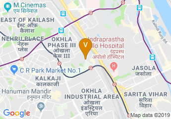 map of Indraprastha Institute of Information Technology Delhi