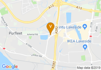 map of Premier Inn Thurrock West