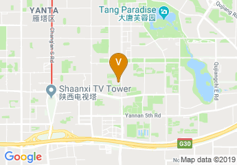 map of Paradise Resort Xi'an