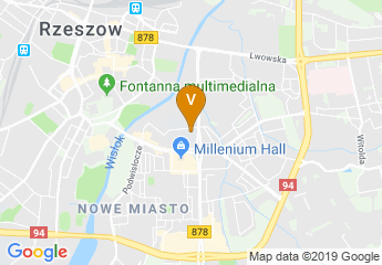 map of University of Rzeszów