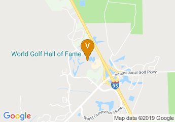 map of World Golf Hall of Fame