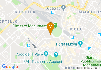 map of La Fabbrica del Vapore