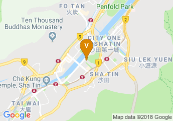 map of Regal Riverside Hotel Shatin