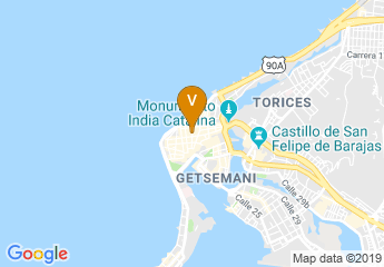 map of University of Cartagena