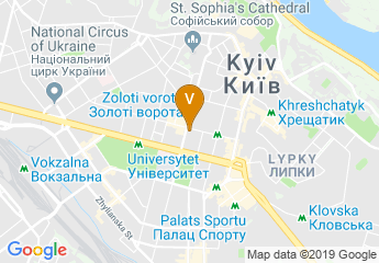 map of Big conference hall of NAS of Ukraine