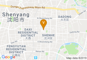map of Shenyang Rose Hotel