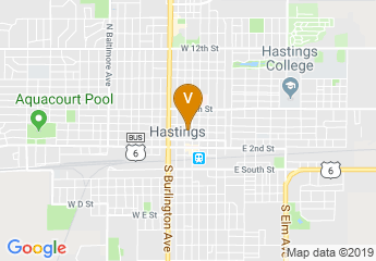 map of Hastings Auditorium