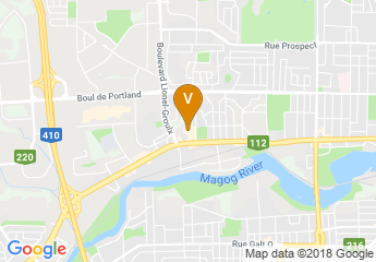 map of Delta Hotels by Marriott Sherbrooke Conference Centre