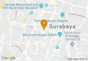 map of Hotel Majapahit Surabaya managed by Accor Hotels