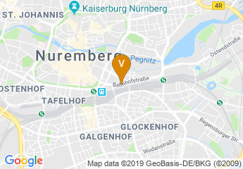 map of Hotel NH Collection Nürnberg City