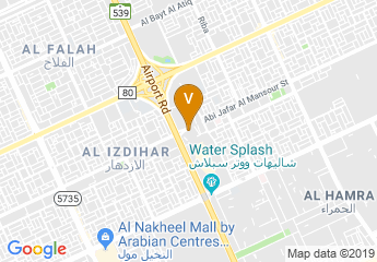 map of Hilton Riyadh, Hotel & Residences