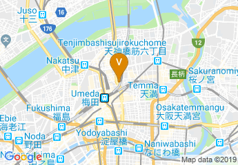 map of TSUTAYA BOOK STORE 梅田MeRISE