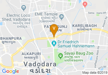 map of Four Points by Sheraton Vadodara