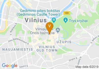 map of Faculty of Philology, VU