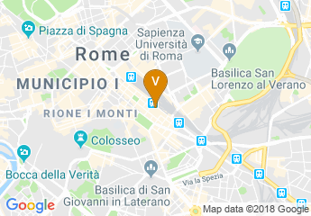 map of Radisson Blu es. Hotel, Rome