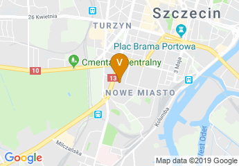 map of Faculty of Philology, University of Szczecin
