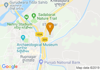 map of IIT Ropar