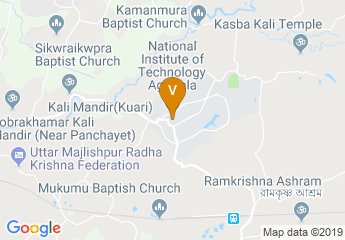 map of National Institute of Technology Agartala