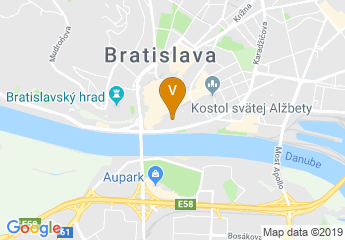 map of Bratislava Reduta