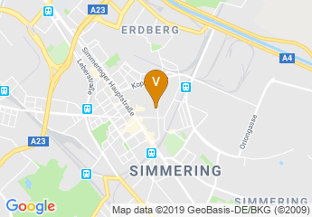 map of JUFA Hotel Wien City