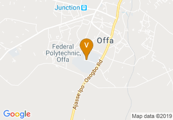 map of Federal Polytechnic, Offa