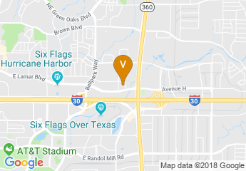 map of Hilton Arlington