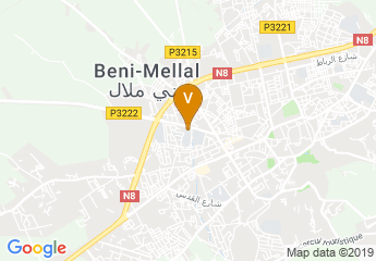 map of University Sultan Moulay Slimane