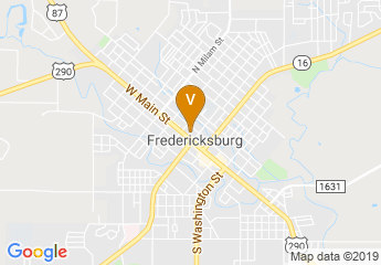 map of Fredericksburg Fire Marshal