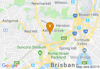 map of QUT Kelvin Grove Campus