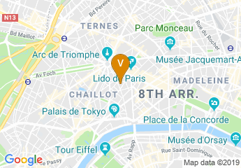 map of Intercontinental Paris - Avenue Marceau