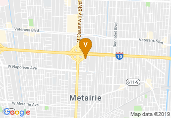 map of Sheraton Metairie - New Orleans Hotel
