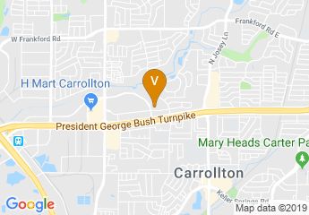 map of Courtyard by Marriott Dallas Carrollton and Carrollton Conference Center