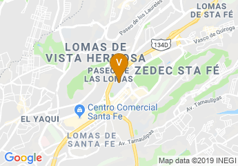 map of Universidad Iberoamericana