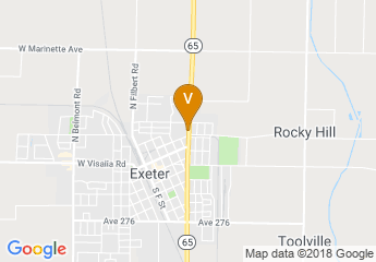 map of Exeter Veterans Memorial Building