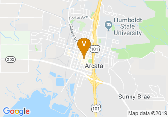 map of Arcata Plaza