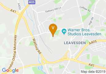 map of Mercure London North Watford Hunton Park Hotel