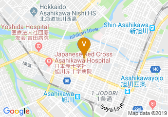 map of Art Hotel Asahikawa