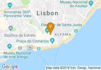 map of Hotel da Baixa