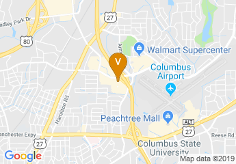 map of DoubleTree by Hilton Hotel Columbus