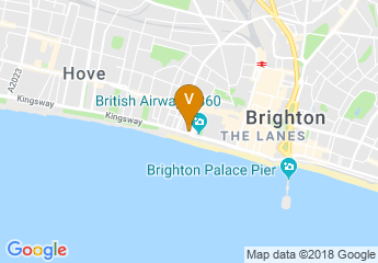 map of Holiday Inn Brighton - Seafront