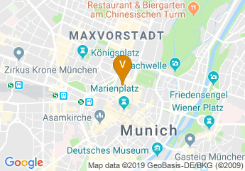 map of Literaturhaus München