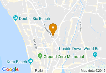 map of Ramada Bali Sunset Road Kuta