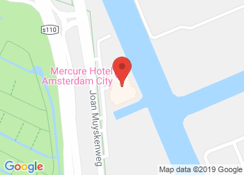 map of Mercure Hotel Amsterdam City