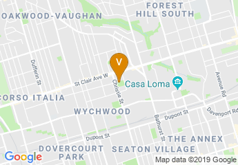 map of Artscape Wychwood Barns