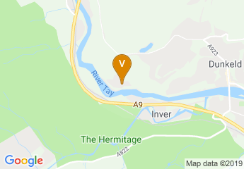map of Dunkeld House Hotel