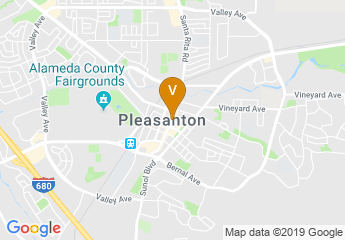 map of Pleasanton Antiques & Collectibles Faire