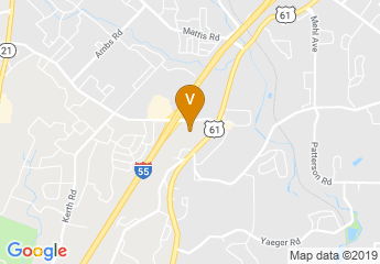 map of Holiday Inn Express & Suites St. Louis South - I-55